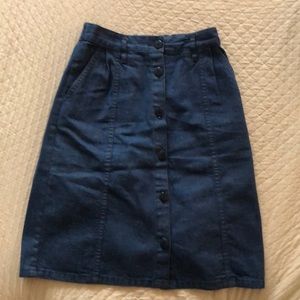 Denim skirt